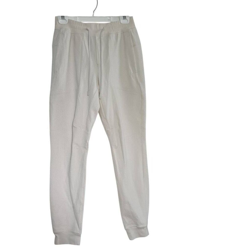 Lululemon Women's Size Small Cream Textured Joggers